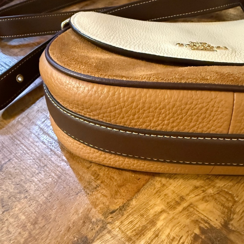 NWOT Coach Macie Saddle Bag in Colorblock - Picture 11 of 13